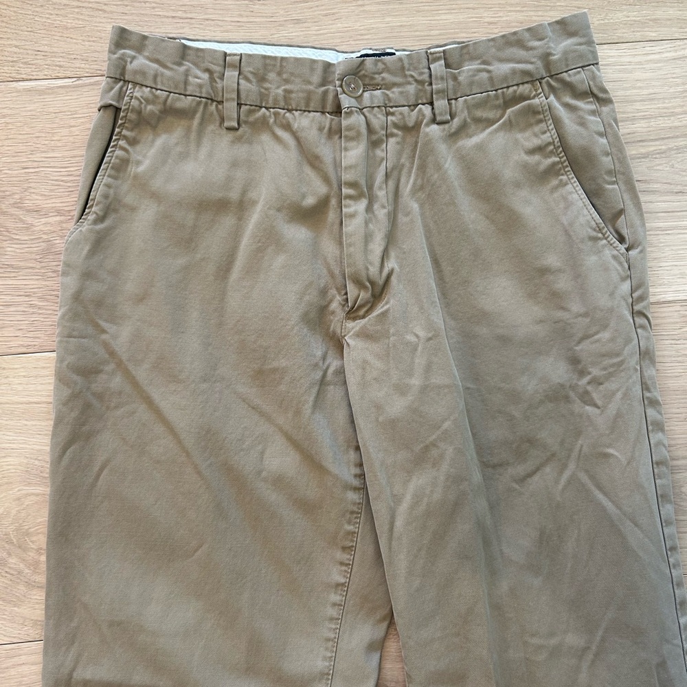 Men's Tan Boot Cut Chino Pants